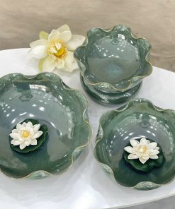 Bát thả hoa - Tiệm gốm Bát Tràng