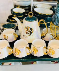 Bộ ấm chén gốm sứ Bát Tràng - Tiệm Gốm Bát Tràng - 11
