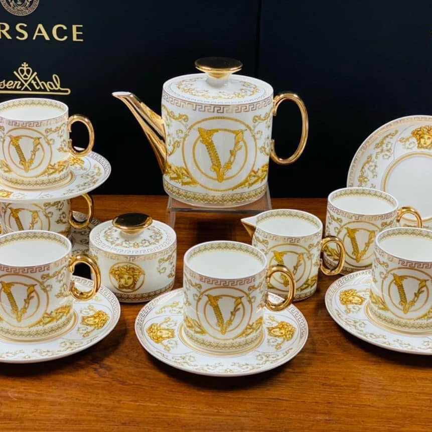 Bộ ấm chén gốm sứ Bát Tràng - Tiệm Gốm Bát Tràng - 12 Bộ ấm chén gốm sứ Bát Tràng - Tiệm Gốm Bát Tràng - 12