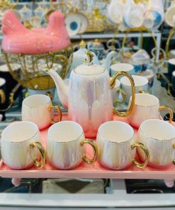 Bộ ấm chén gốm sứ Bát Tràng - Tiệm Gốm Bát Tràng - 13