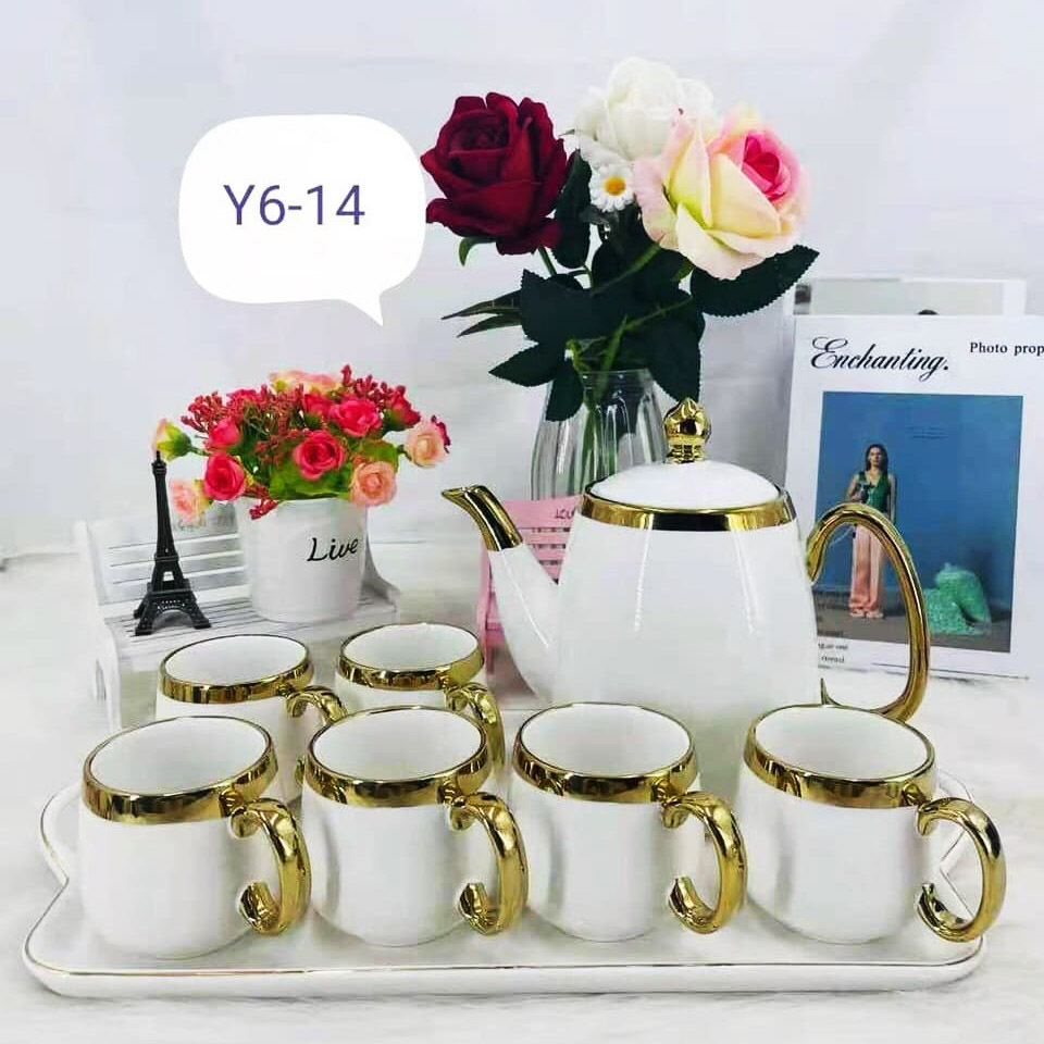 Bộ ấm chén gốm sứ Bát Tràng - Tiệm Gốm Bát Tràng - 2
