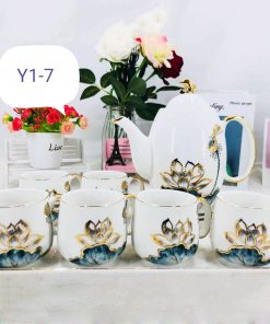 Bộ ấm chén gốm sứ Bát Tràng - Tiệm Gốm Bát Tràng - 6