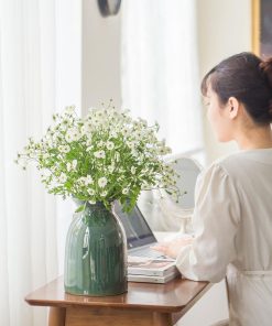 Lọ hoa gốm sứ dáng ống trúc - Tiệm gốm Bát Tràng_5