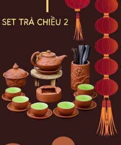 Ấm chén tử sa - set trà chiều 2