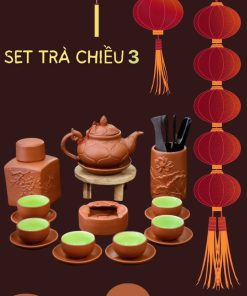 Ấm chén tử sa - set trà chiều 3