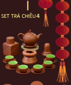 Ấm chén tử sa - set trà chiều 4