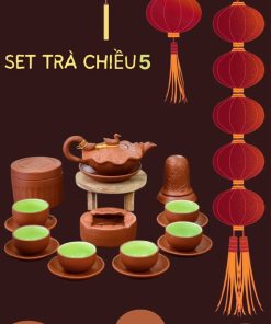 Ấm chén tử sa - set trà chiều 5