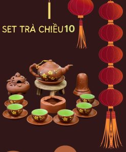 Ấm chén tử sa – set trà chiều 10