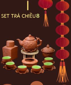 Ấm chén tử sa – set trà chiều 8
