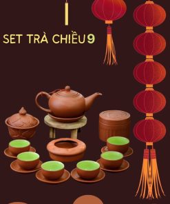 Ấm chén tử sa – set trà chiều 9