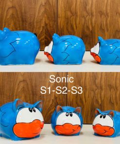 Heo đất tiết kiệm Sonic 3 Size
