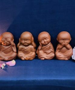 Tượng phật tiểu bốn không - Tiệm gốm Bát Tràng