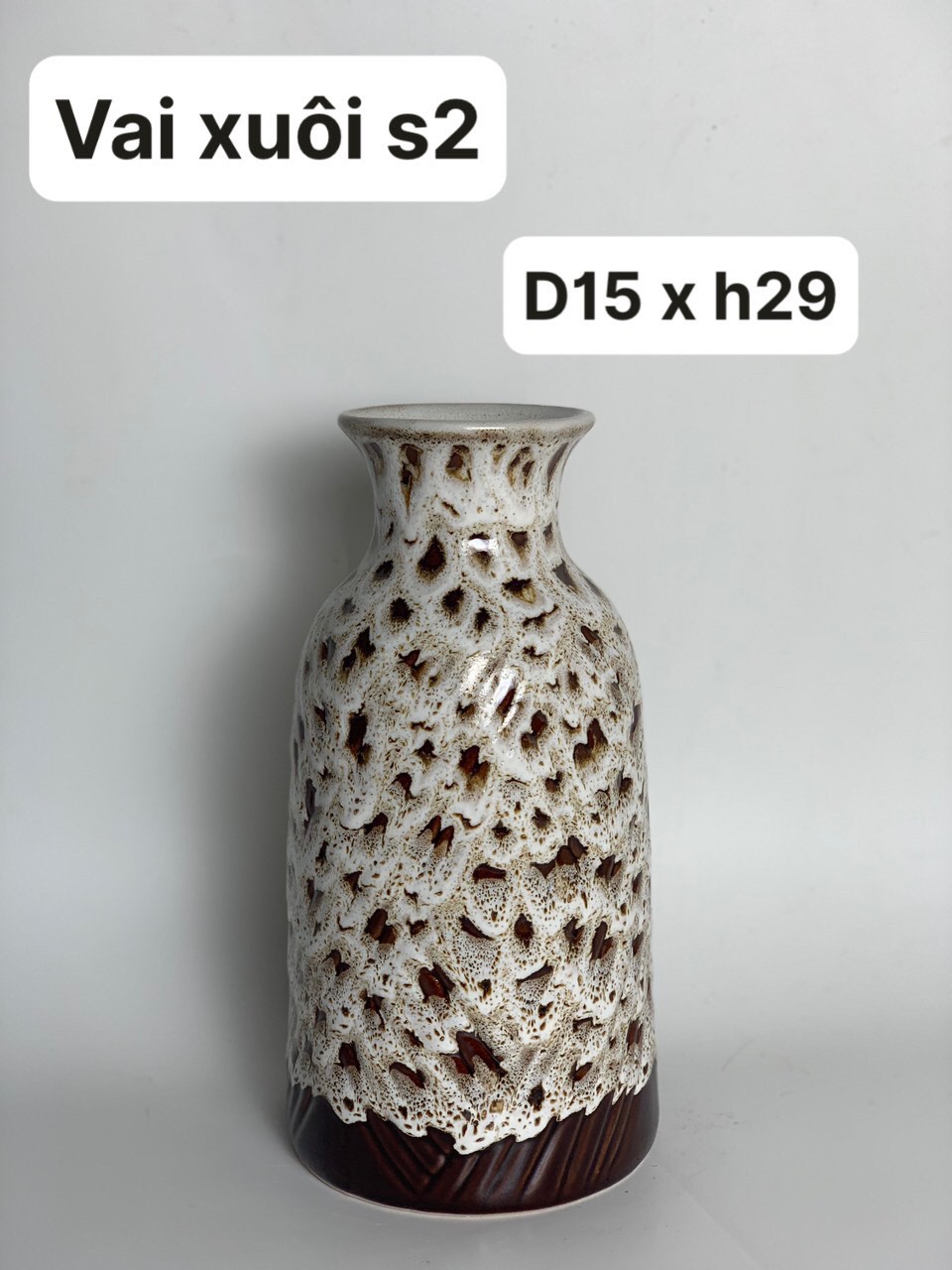 lọ hoa gốm sứ vai xuôi lọ hoa gốm sứ vai xuôi