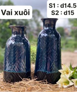 Lọ hoa gốm sứ vai xuôi