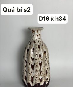 Lọ hoa quả bí s2d16xh34