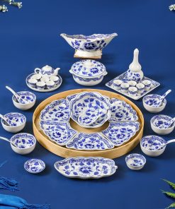 Bộ bát đĩa mặt trời phù dung sz kèm phụ kiện