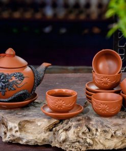 ẤM ĐẮP SEN ĐỎ ĐEN