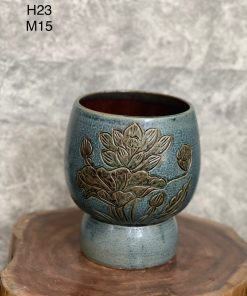 Bình hoa ly tròn vẽ