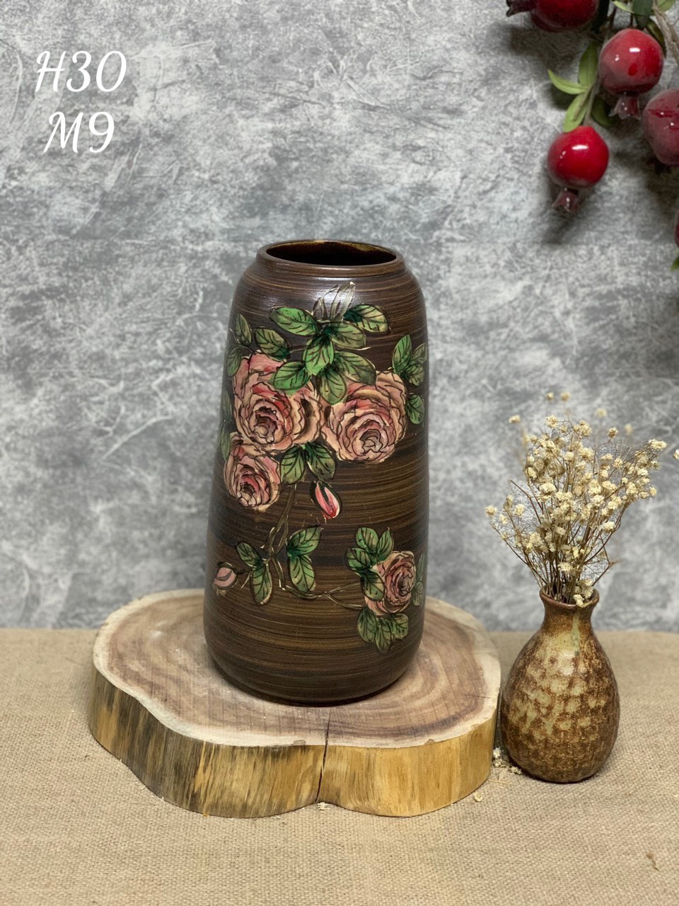 Lọ hoa gốm sứ H30M9 Lọ hoa gốm sứ H30M9