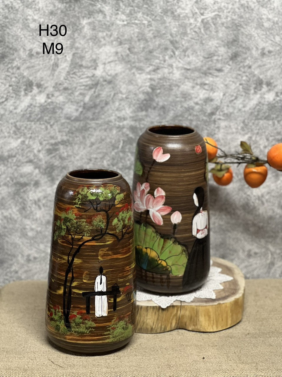 Lọ hoa gốm sứ H30M9