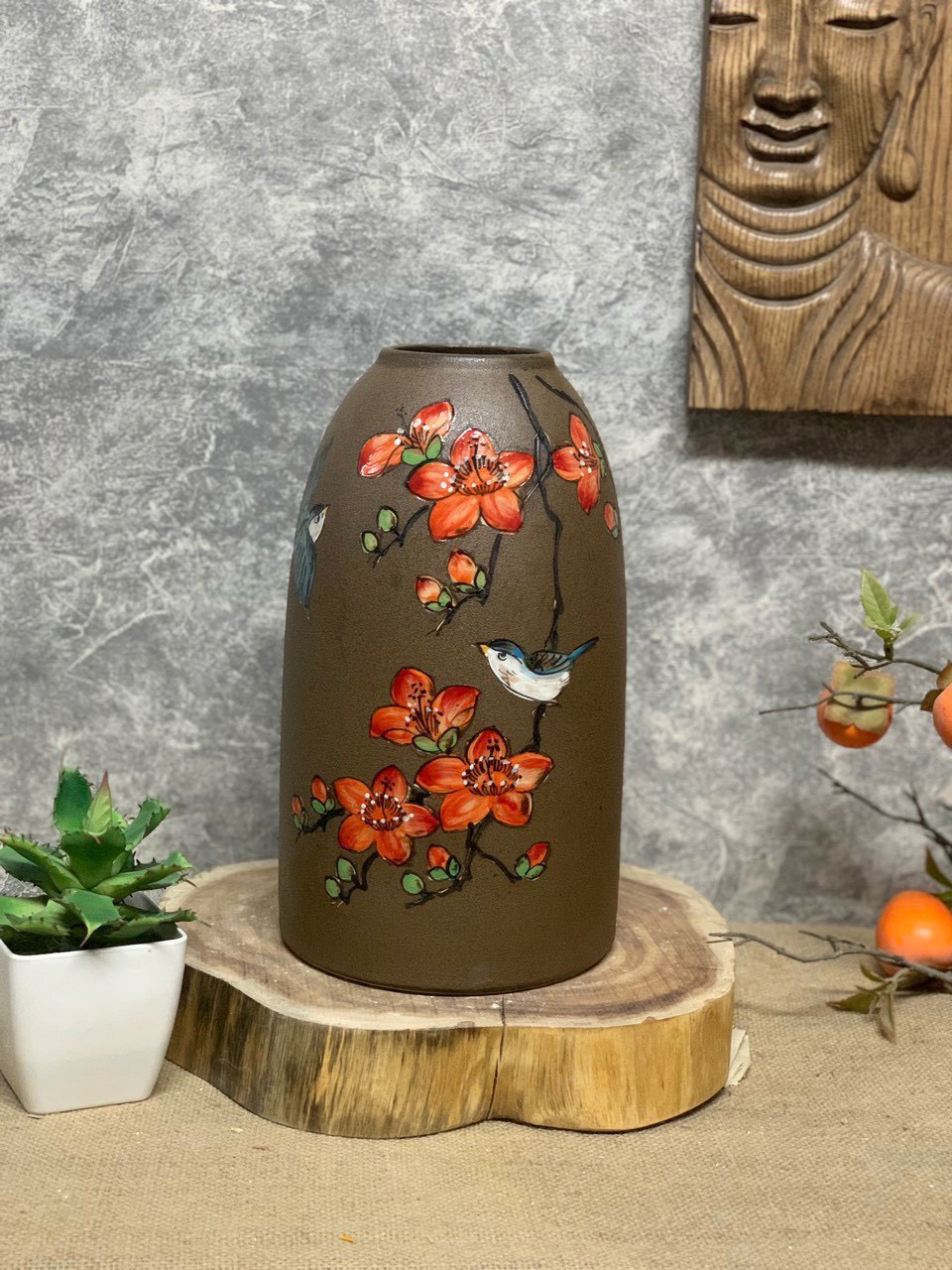 Lọ hoa gốm sứ Chuông H30 (8)