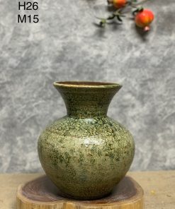 Lọ hoa gốm sứ Giỏ cua loe miệng